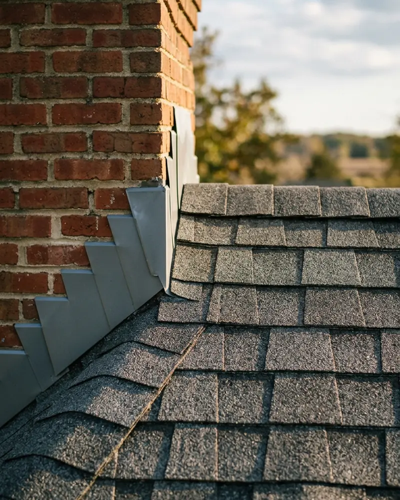 Close-up of Metal Roofing work by Beardman Building Services in Arcadia